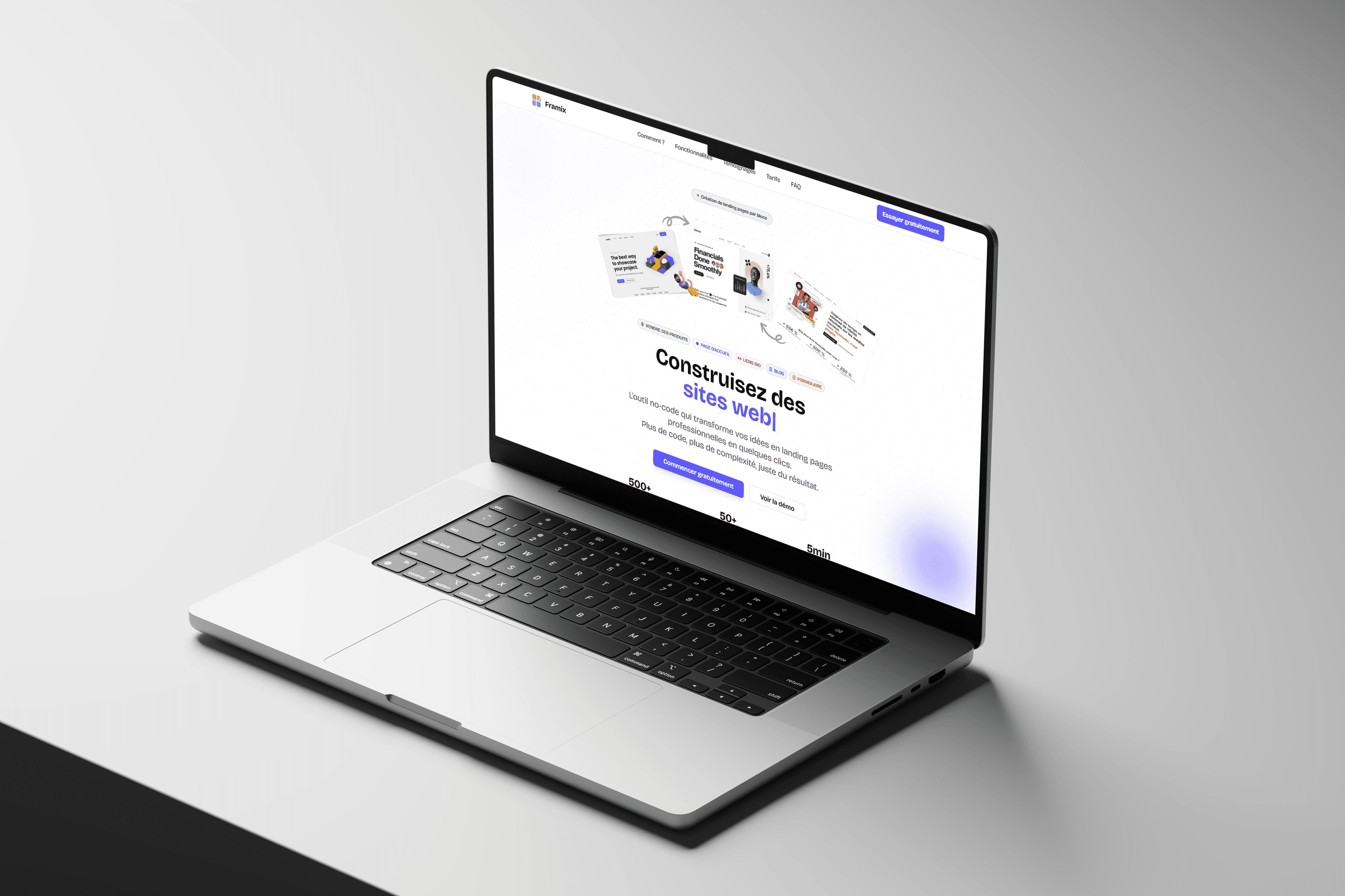 Framix • Landing page
